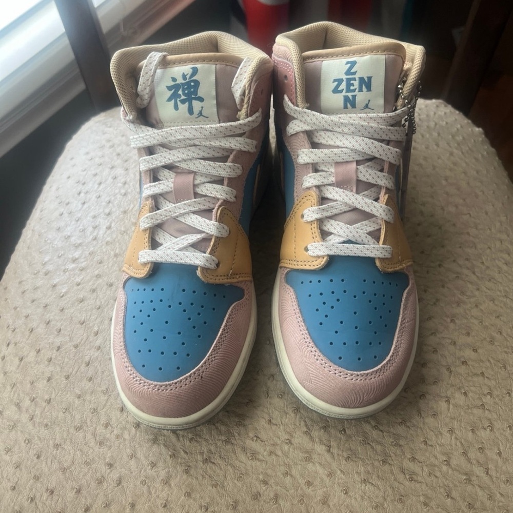 Jordan Kids Sneakers in Blue, Pink, and Tan